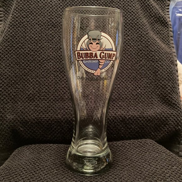 Bubba Gump Shrimp Company Tall Beer Glass - Daytona Beach - Picture 1 of 11